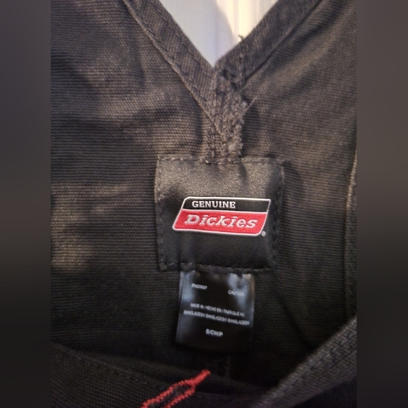 NWT Genuine Dickies Womens FLEX Duck Utility Bib Overall Size Small - Picture 3 of 13
